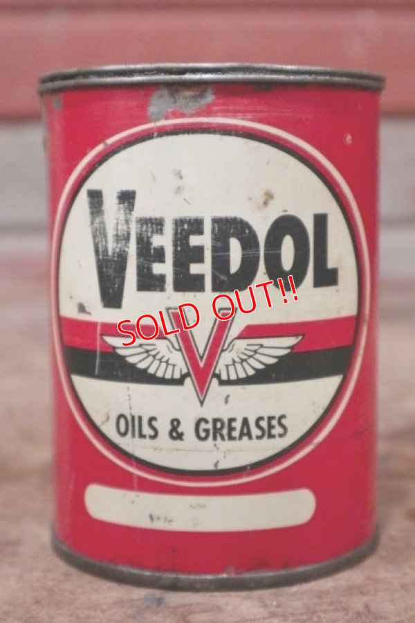 画像1: dp-200510-13 VEEDOL / 1950's OILS & GREASES Can