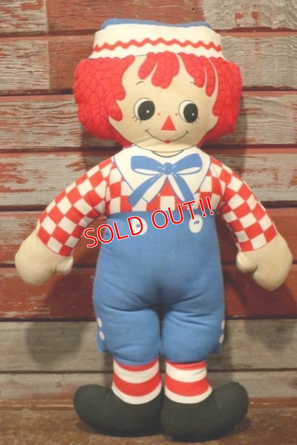 画像1: ct-200501-07 Raggedy Ann & Andy / 1970's Pillow Doll