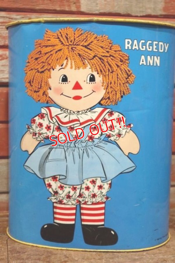 画像2: ct-200501-06 Raggedy Ann and Andy / CHEINCO 1972 Trash Can