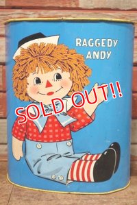 ct-200501-06 Raggedy Ann and Andy / CHEINCO 1972 Trash Can
