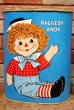 画像1: ct-200501-06 Raggedy Ann and Andy / CHEINCO 1972 Trash Can (1)