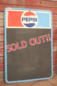 dp-200510-04 PEPSI / 1970's Menu Board Sign
