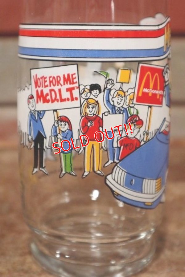 画像3: gs-200501-03 McDonald's / Mc Vote '86 “McD.L.T.” Glass