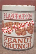 dp-200501-42 PLANTATION / Vintage PEANUTS CRUNCH Tin Can