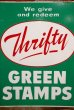 画像2: dp-200510-07 Thrifty Green Stamp / 1960's W-side Metal Sign (2)