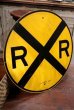 画像1: dp-200510-06 Road Sign "R×R Rail Road" (1)
