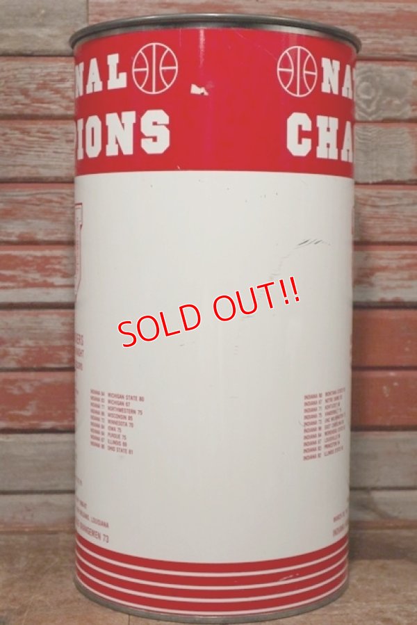 画像7: dp-200501-36 INDIANA UNIVERSITY / 1986-1987 NCAA Basketball Champions Trash Can