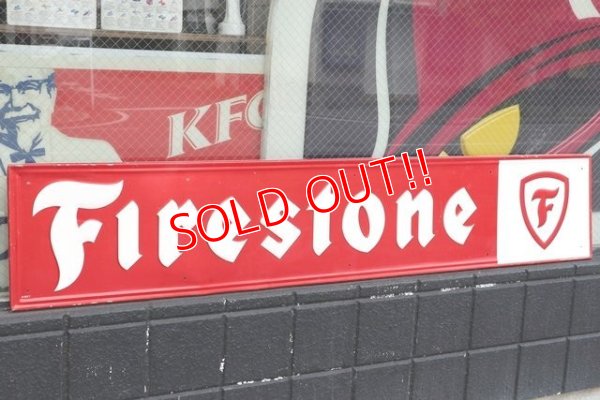 画像1: dp-200501-31 Firestone / 1970's Metal Sign