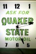 画像2: dp-200510-15 Quaker State / 1960's Light Up Sign Clock (2)