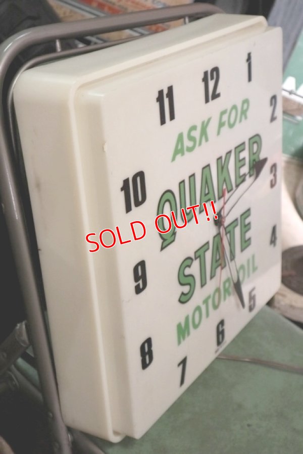 画像7: dp-200510-15 Quaker State / 1960's Light Up Sign Clock