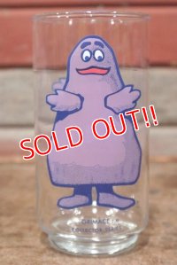 gs-200501-16 McDonald's / 1970's Collector Series "Grimace" Glass