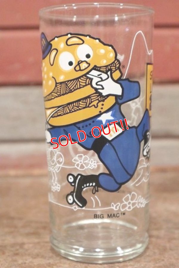 画像1: gs-200501-20 McDonald's / 1977 Action Series "Big Mac Police" Glass