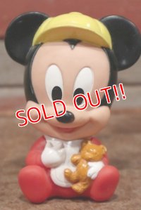 ct-140624-20 Baby Mickey Mouse / ARCO 1980's Squeak Doll