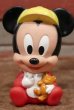 画像1: ct-140624-20 Baby Mickey Mouse / ARCO 1980's Squeak Doll (1)
