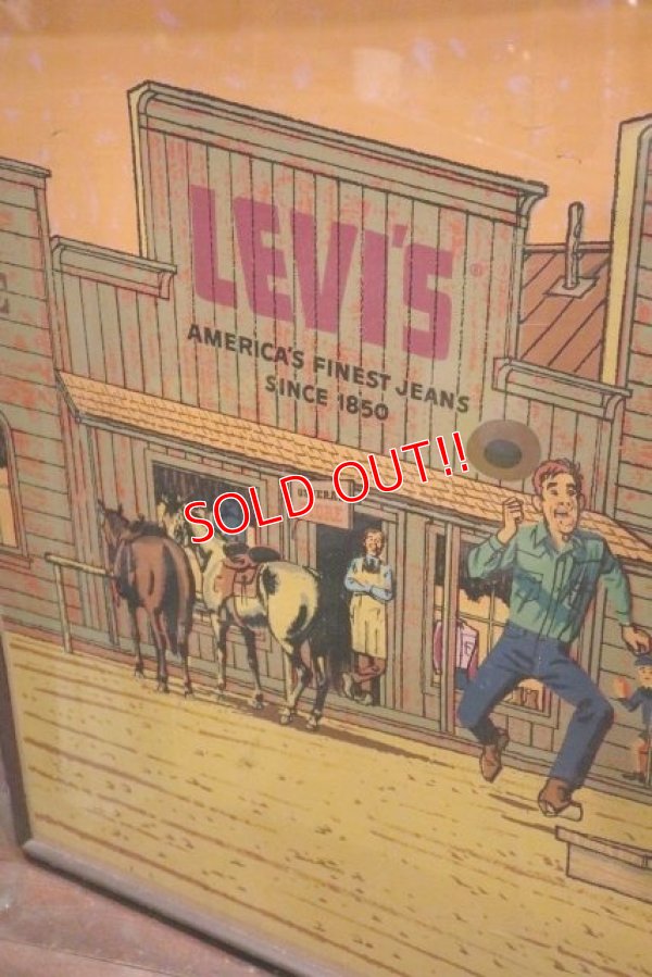 画像2: dp-200301-62 LEVI'S / 1950's Paper Banner "Barber Shop"