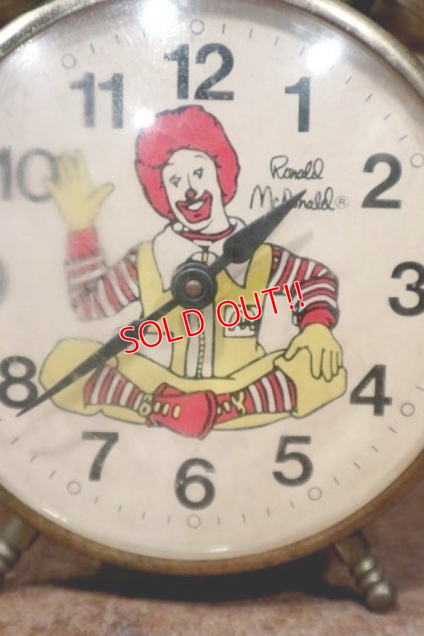 画像2: ct-200601-01 McDonald's / Ronald McDonald 1970's Alarm Clock