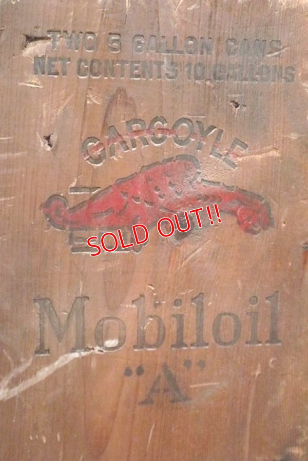 画像3: dp-200601-12 Mobiloil / Gargoyle 1930's Wood Box