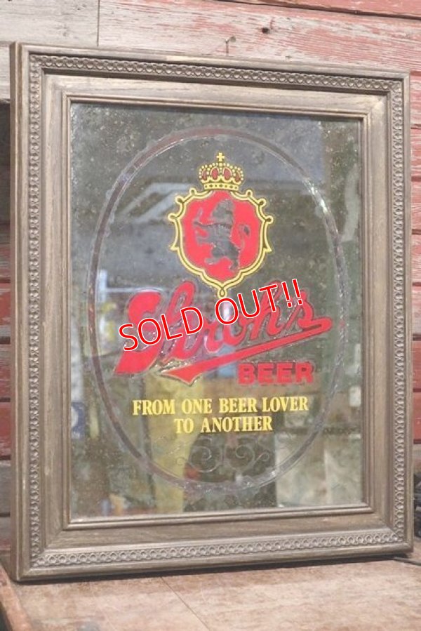 画像3: dp-200601-06 Stroh's Beer / 1980's Light-Up Pub Mirror