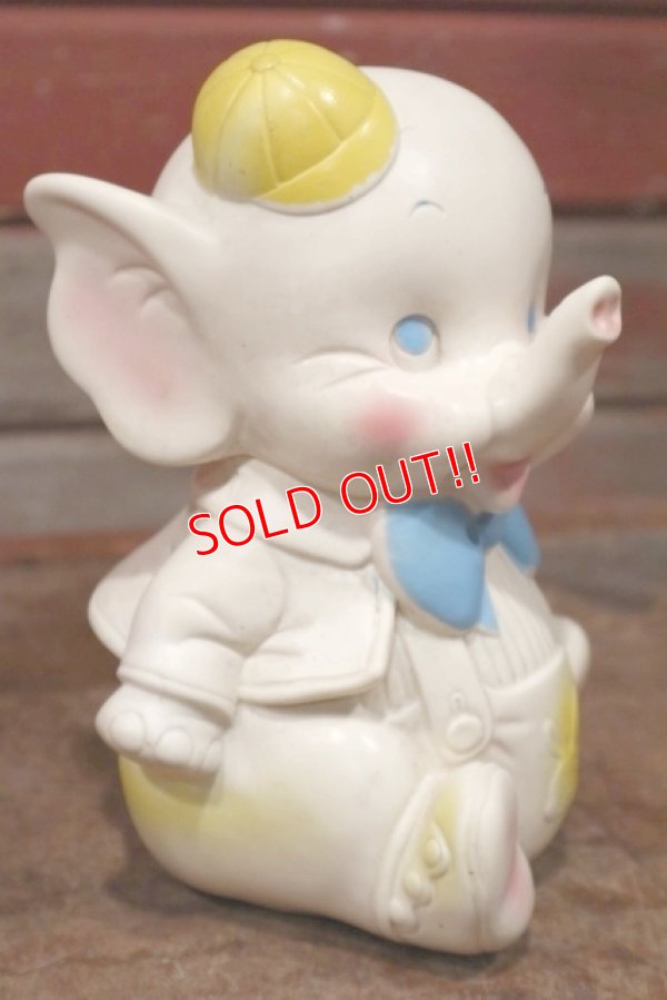 画像2: ct-200601-08 EDWARD MOBLEY / 1960's Elephant Squeaky Doll