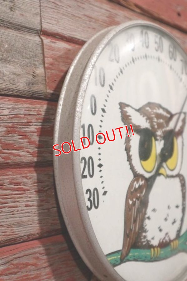 画像5: ct-200601-41 Vintage Owl Thermometer