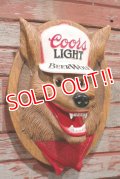 ct-200601-39 Coors Light Beer / 1970's Beer Wolf 3D Sign