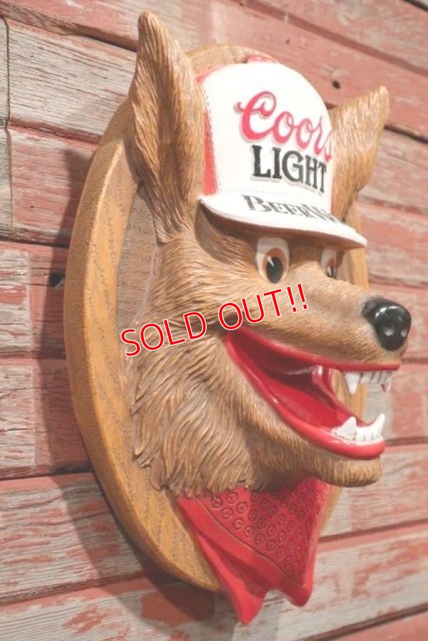 画像4: ct-200601-39 Coors Light Beer / 1970's Beer Wolf 3D Sign