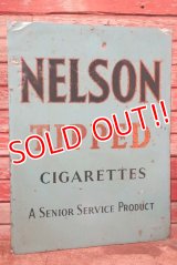 dp-200610-04 NELSON TIPPED CIGARETTE / 1950's Metal Sign