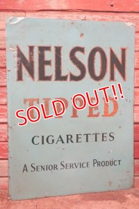 dp-200610-04 NELSON TIPPED CIGARETTE / 1950's Metal Sign