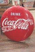 dp-200610-01 Coca Cola / 1950's-1960's Large Button Sign