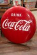 画像1: dp-200610-01 Coca Cola / 1950's-1960's Large Button Sign (1)