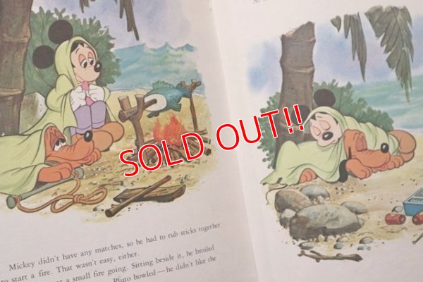 画像7: ct-200601-25 Walt Disney's / Mickey Mouse in Hideway Island 1980's Picture Book