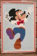 画像1: ct-200601-07 Mickey Mouse / 1970's-1980's Cross-stitch Wall Deco (1)