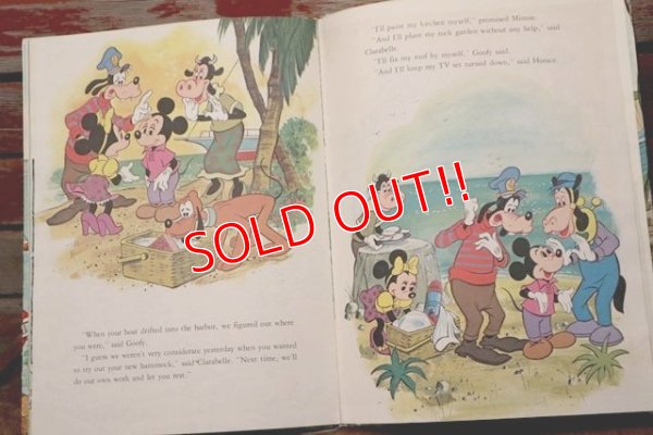 画像8: ct-200601-25 Walt Disney's / Mickey Mouse in Hideway Island 1980's Picture Book