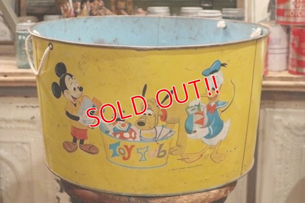 画像1: ct-200601-24 Walt Disney / Vintage Toy Tub