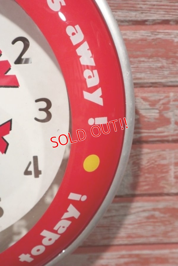 画像8: dp-200601-17 CAT'S PAW / 1940's-1950's Light-Up Wall Clock
