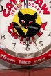 画像4: dp-200601-17 CAT'S PAW / 1940's-1950's Light-Up Wall Clock