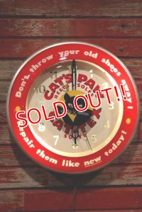 dp-200601-17 CAT'S PAW / 1940's-1950's Light-Up Wall Clock