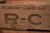 画像2: dp-200610-07 RICHMOND CHASE Co. / Vintage Wood Box (2)