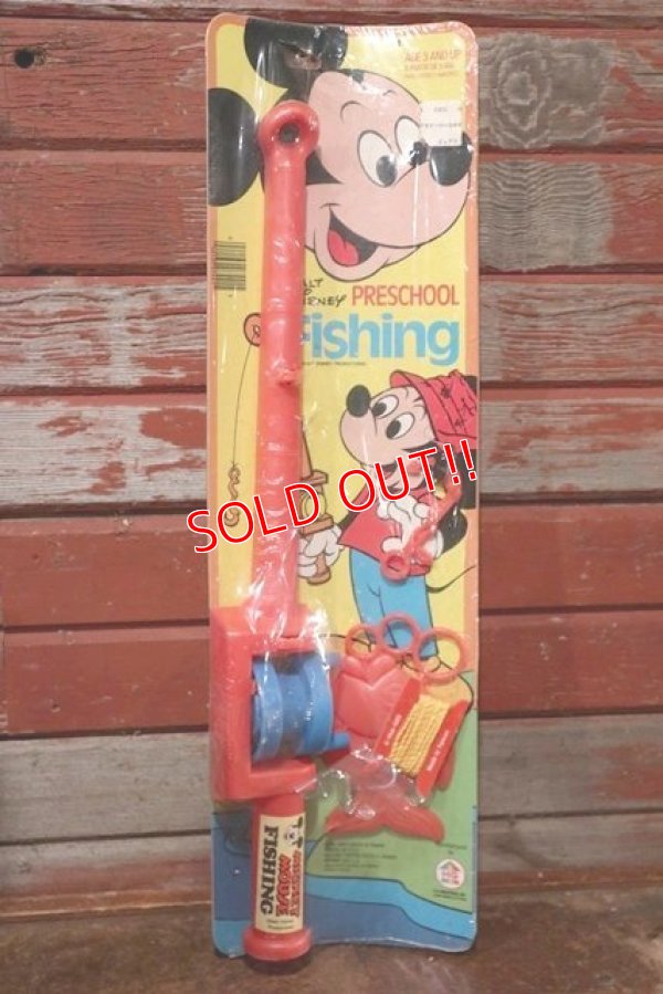 画像1: ct-200701-50 Mickey Mouse / 1970's Preschool Fishing
