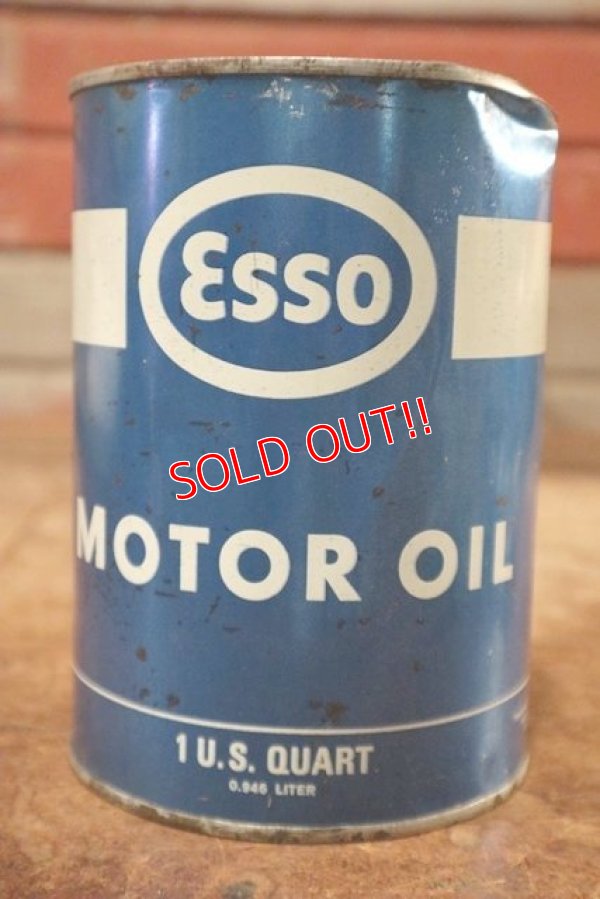画像1: dp-200701-46 Esso / 1962〜1966 1QT Motor Oil Can