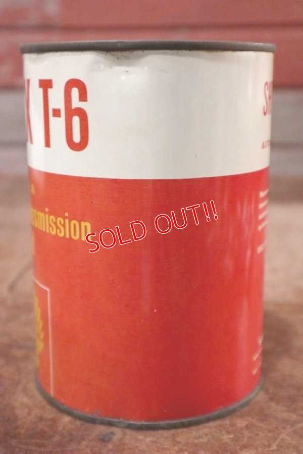 画像3: dp-200701-42 SHELL / DONAX T-6 1961 1QT Motor Oil Can