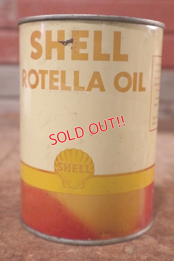 画像2: dp-200701-41 SHELL / ROTELLA OIL 1QT Motor Oil Can