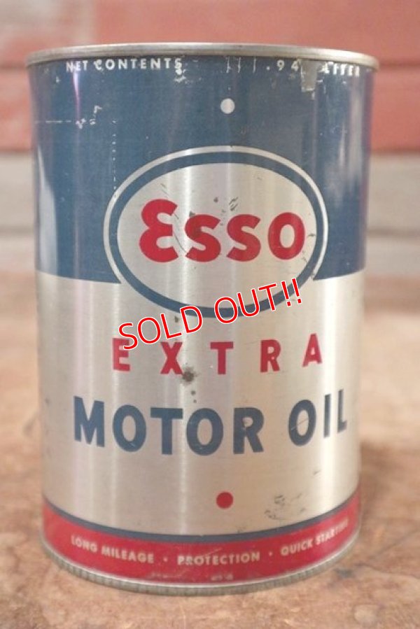 画像2: dp-200701-44 Esso / EXTRA 1961 1QT Motor Oil Can