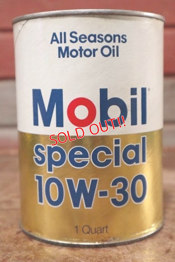 画像1: dp-200701-32 Mobil / Special 10W-30 1QT Motor Oil Can