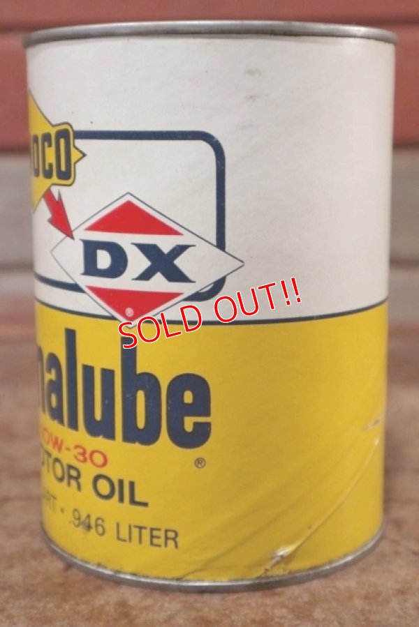 画像2: dp-200701-38 SUNOCO DX / Dynalube 1QT Motor Oil Can