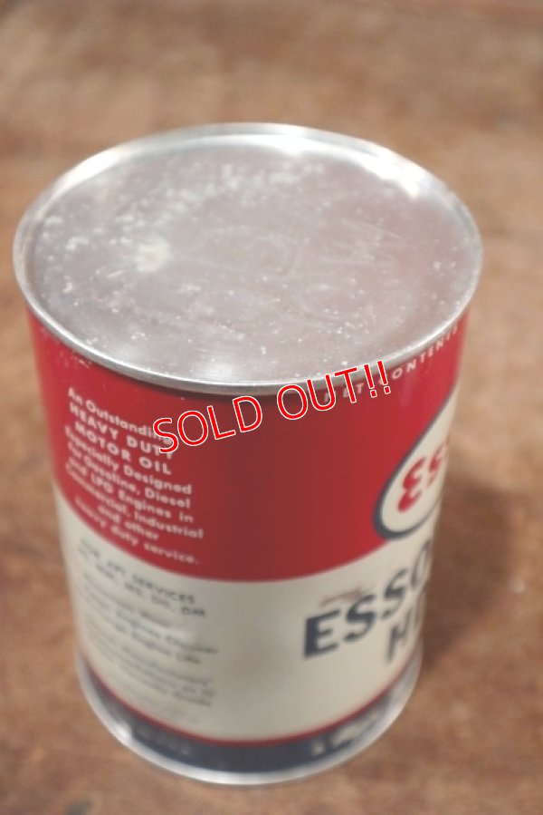 画像6: dp-200701-47 Esso / ESSOLUBE HDX 1961 1QT Motor Oil Can