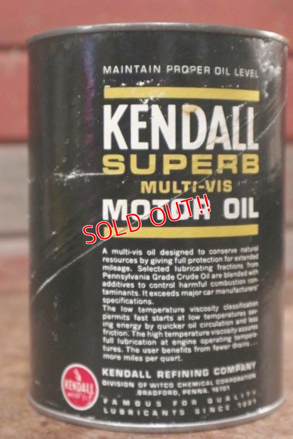 画像3: dp-200701-28 KENDALL / 1QT Motor Oil Can