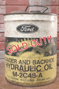 dp-200701-48 Ford / 1970's 5 U.S.GALLONS Oil Can