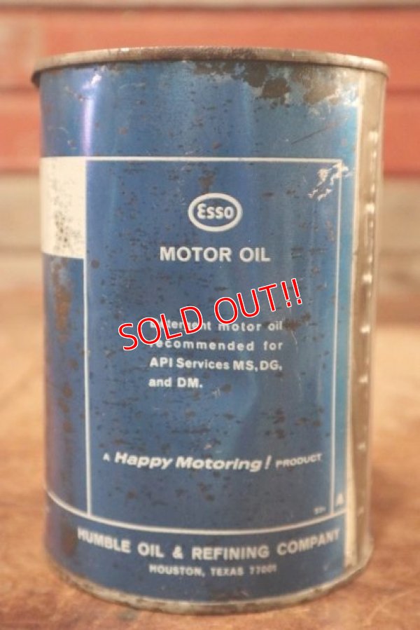 画像2: dp-200701-46 Esso / 1962〜1966 1QT Motor Oil Can