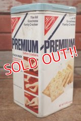 dp-200701-52 Nabisco / Premium Saltine Crackers 1970's Tin Can